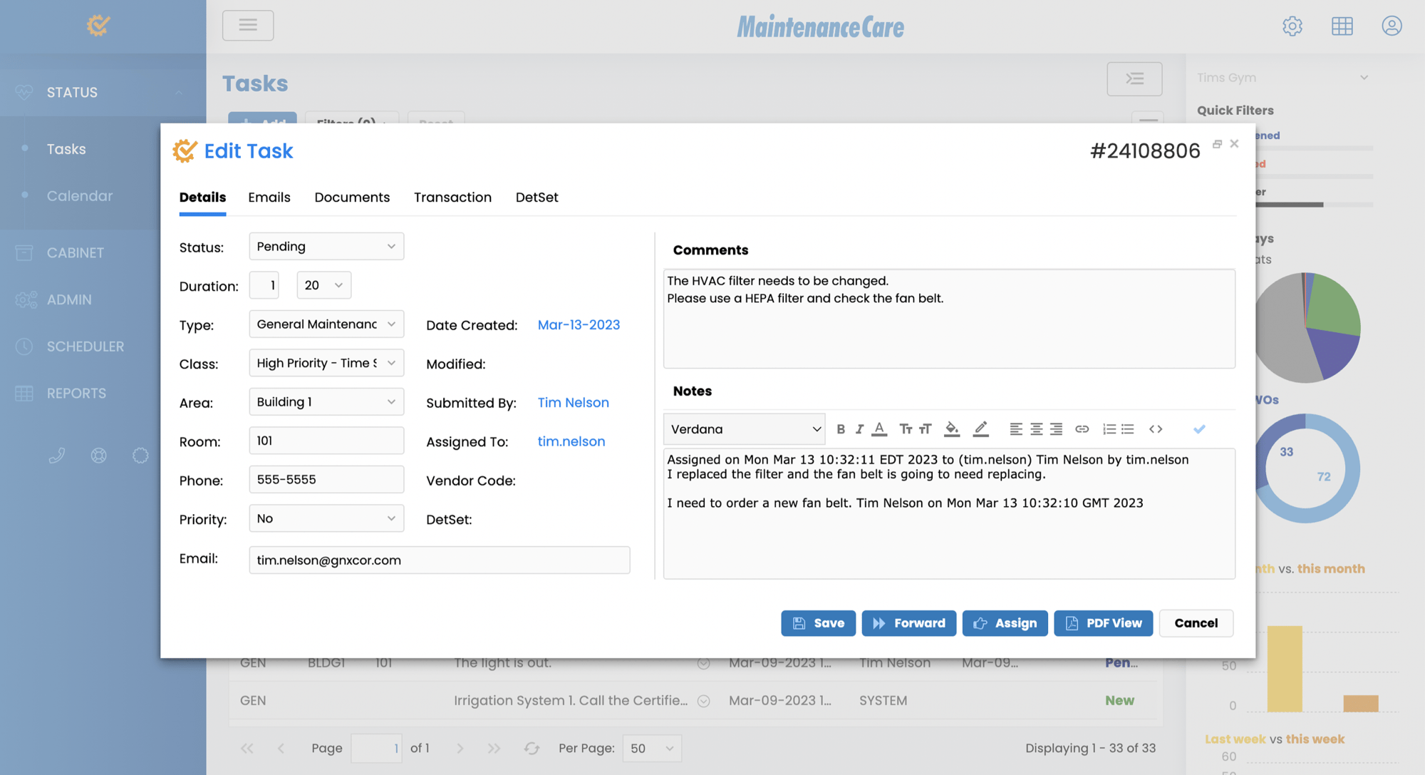 CMMS for Work Orders