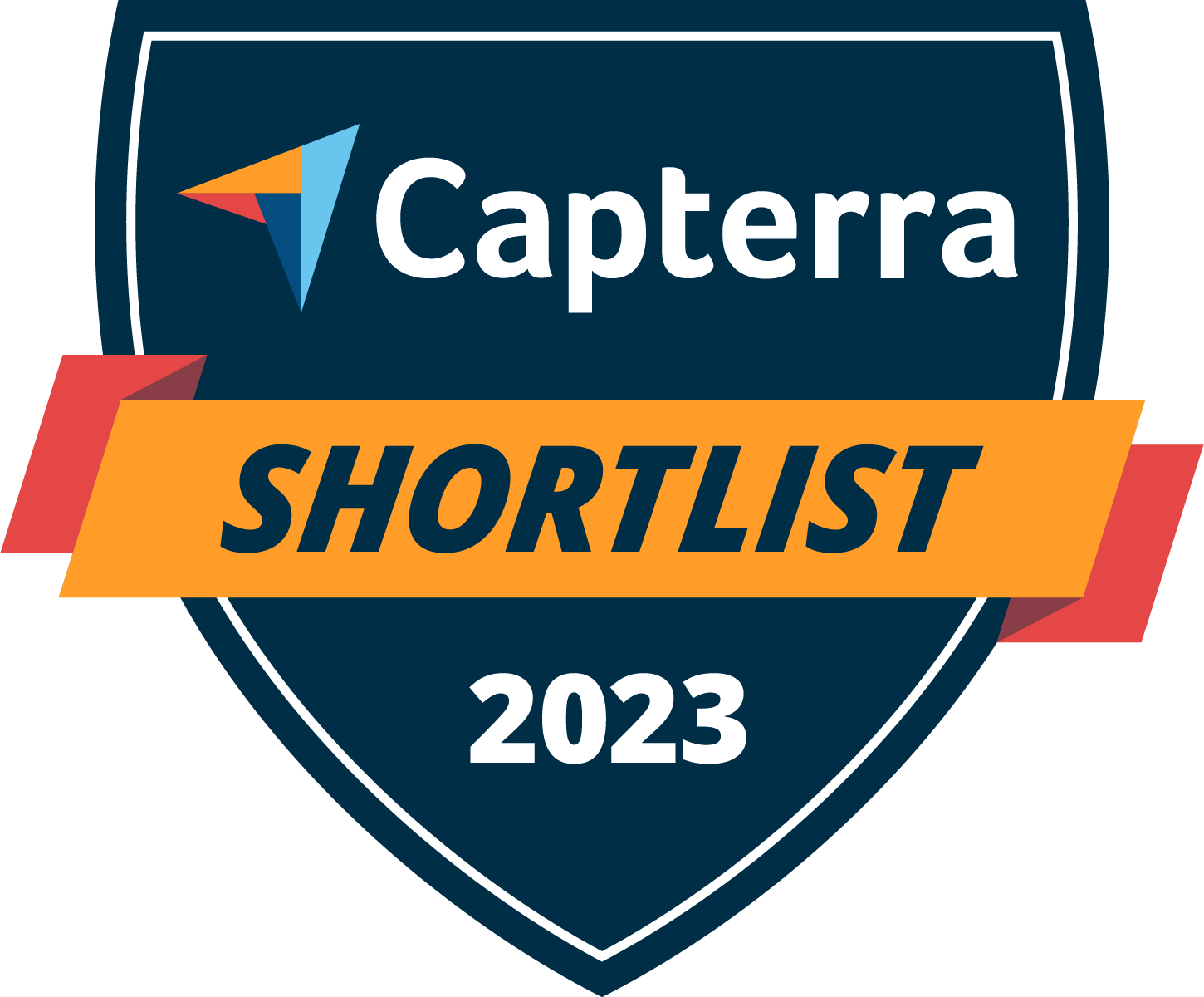 Capterra Shortlist 2023 badge