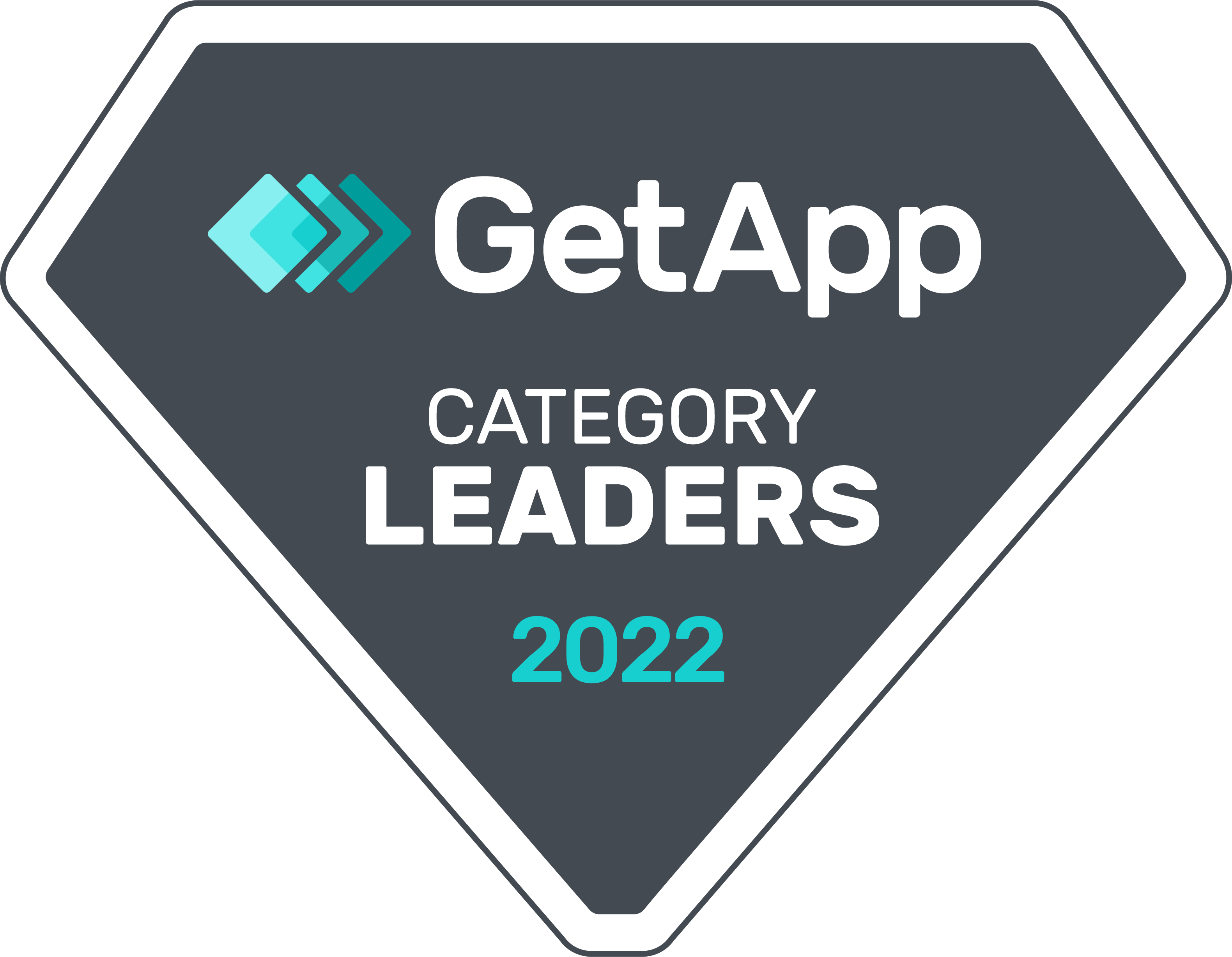 GetApp Category Leaders Badge (CMMS) 2022 badge
