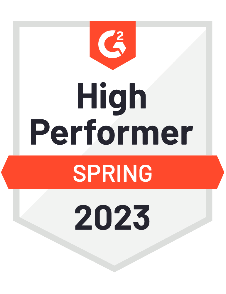 High Performer Spring 2023 badge
